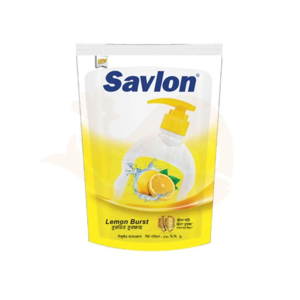 Savlon liquid hand wash refill 170 ml - Lemon Burst