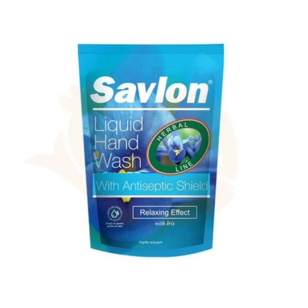 Savlon liquid hand wash refill 170 ml - Relaxing Effect with Iris | স্যাভলন হ্যান্ড ওয়াশ