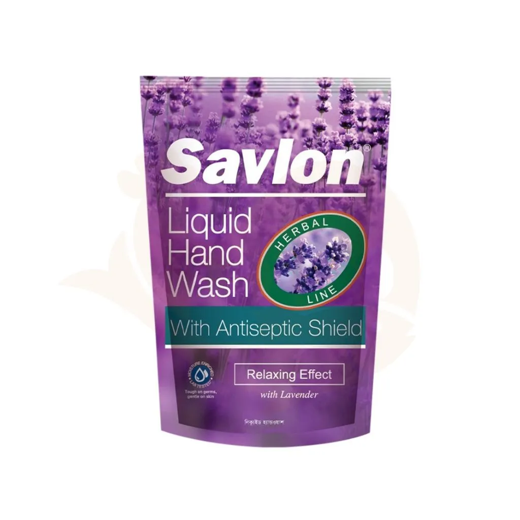 Savlon liquid hand wash refill 170 ml - Relaxing Effect with Lavender | স্যাভলন হ্যান্ড ওয়াশ