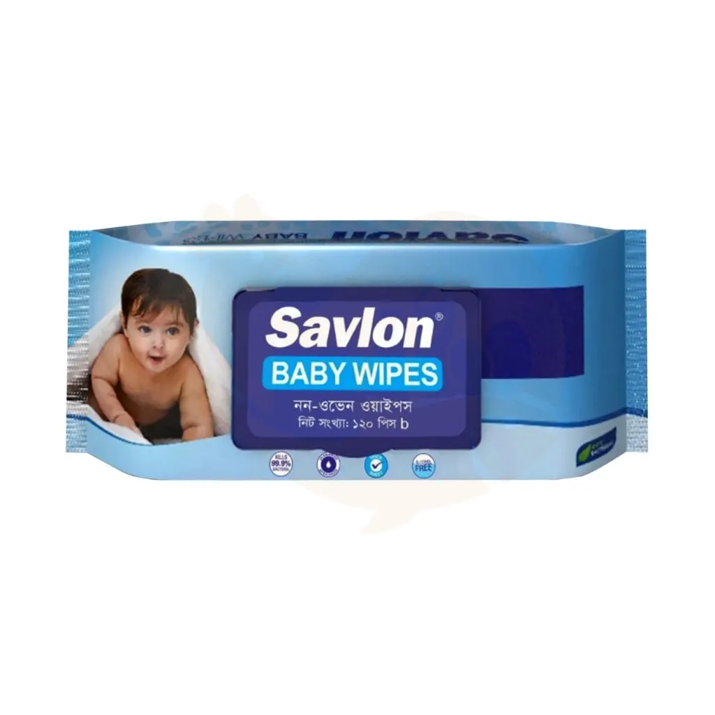 Savlon baby wipes - 120 pieces
