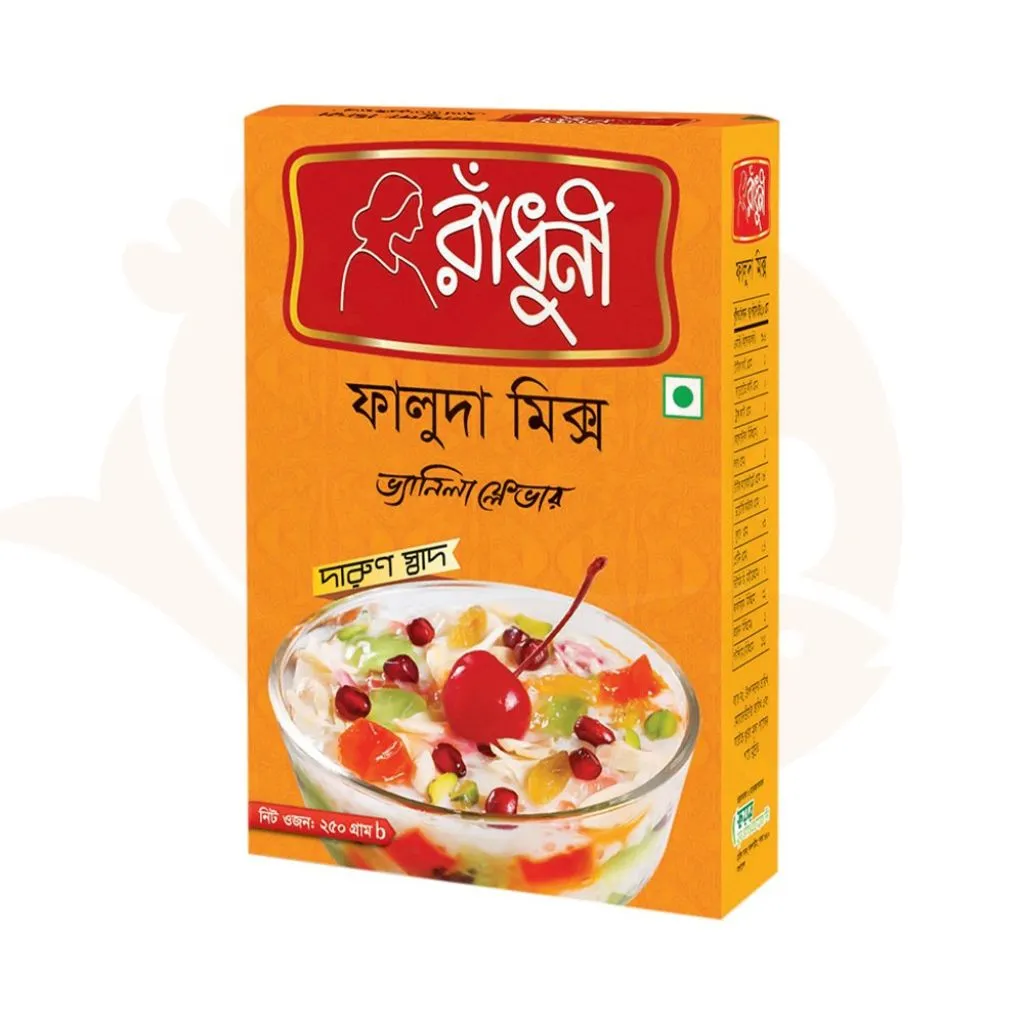 Radhuni falooda mix (Vanilla Flavor) 250 gram (Faluda) | রাঁধুনি ফালুদা মিক্স