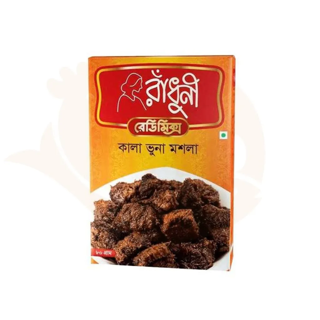 Radhuni kala bhuna masala 80 gram (Kala Vuna Mosla) | রাঁধুনি কালা ভুনা মসলা
