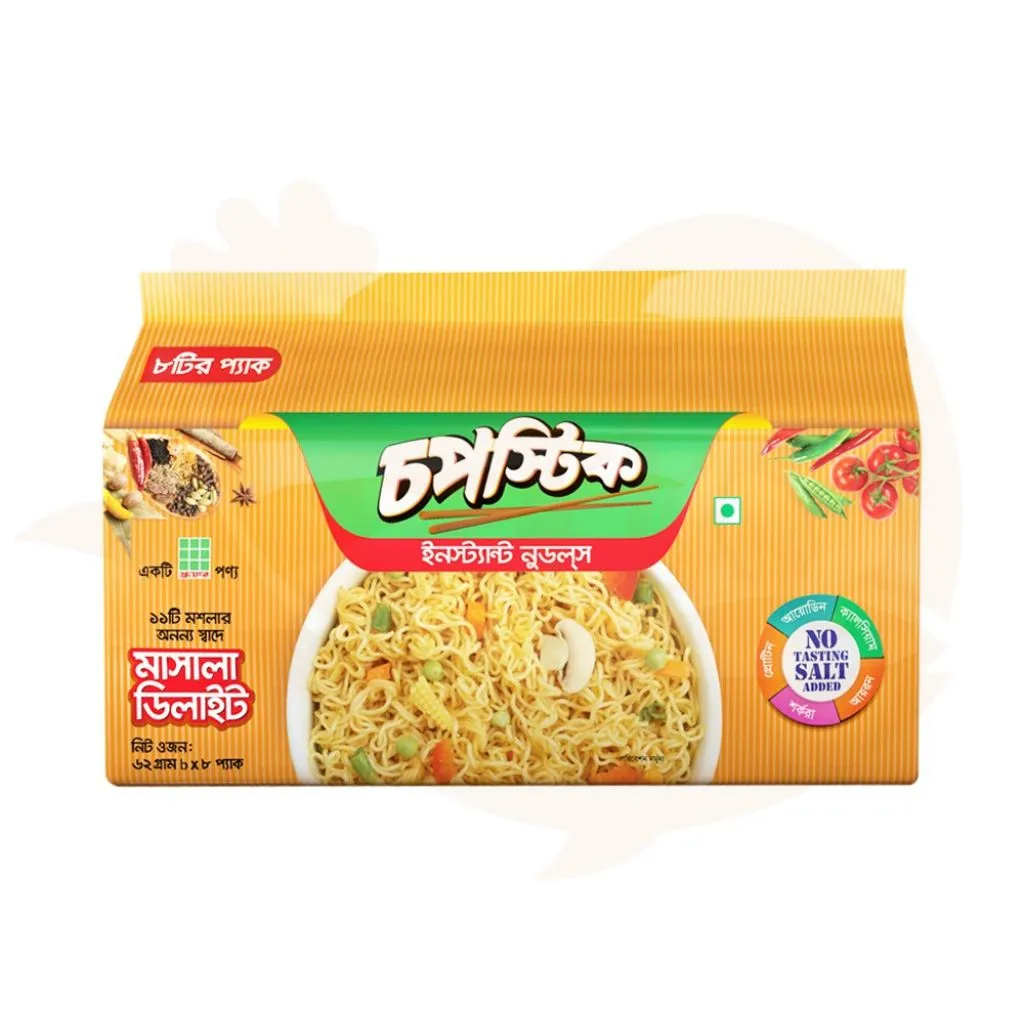Chopstick instant noodles masala delight 8 piece packet | চপস্টিক ইনস্ট্যান্ট নুডলস