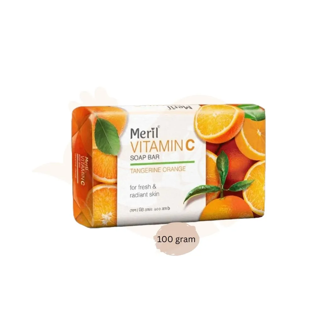 Meril Vitamin C soap bar 100 gram Tangerine Orange