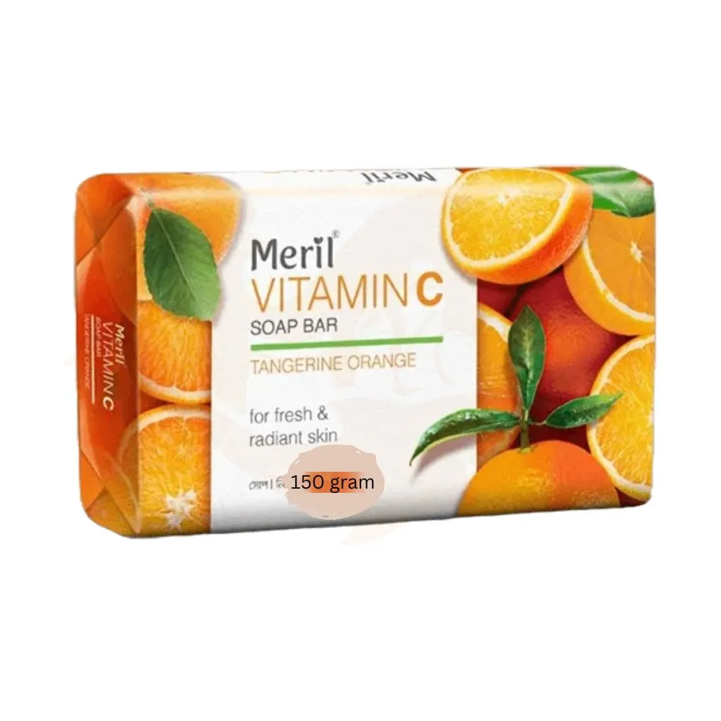 Meril Vitamin C soap bar 150 gram Tangerine Orange