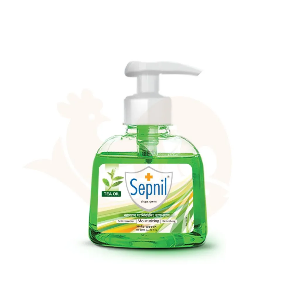 Sepnil Tea Oil liquid hand wash pump 200 ml