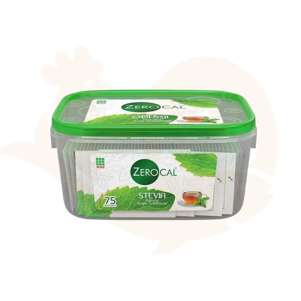 Zero Cal Stevia natural sugar substitute - 75 sachets | জিরো ক্যাল