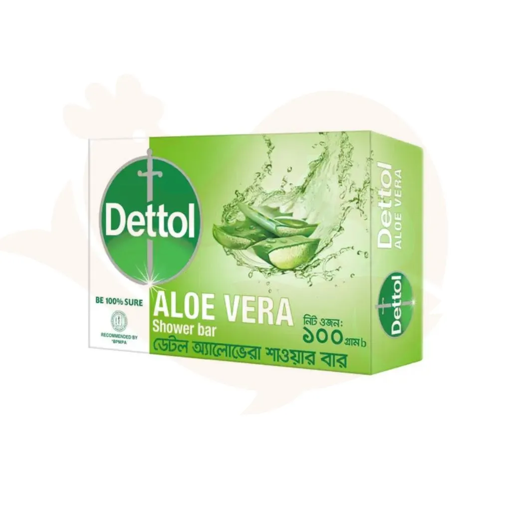 Dettol aloe vera soap 100 gram | ডেটল সাবান