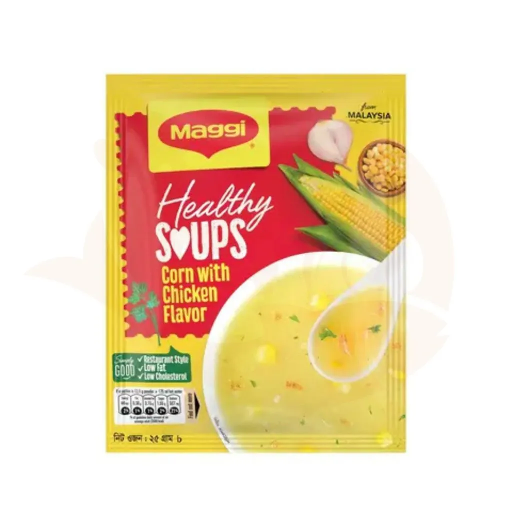 Maggi healthy soup chicken with corn - 25 gram | ম্যাগি চিকেন স্যুপ