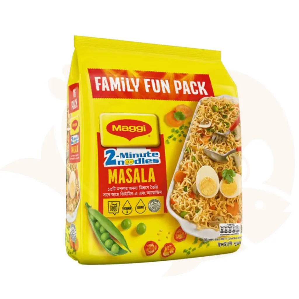 Maggi instant Noodles 16 piece packet (Family Pack) | ম্যাগি ইনস্ট্যান্ট নুডলস