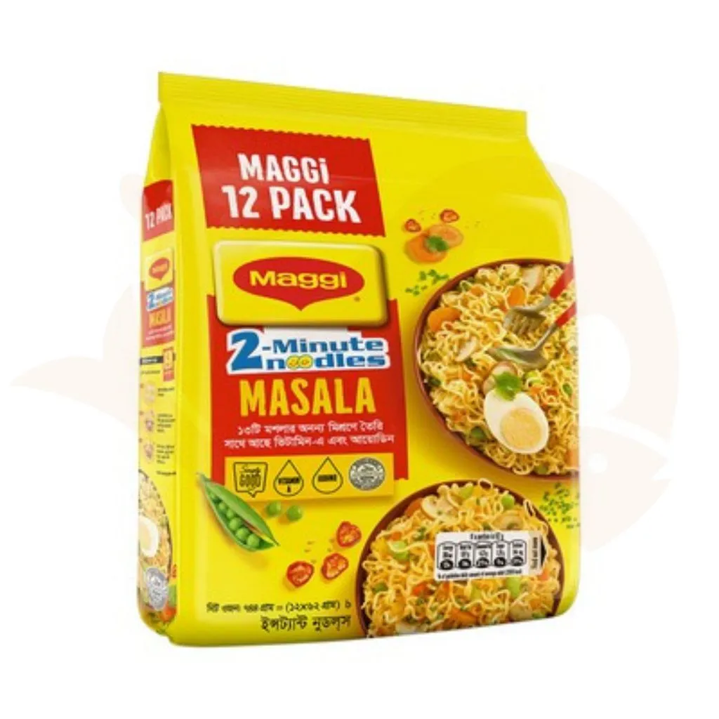 Maggi instant Noodles 12 piece packet | ম্যাগি ইনস্ট্যান্ট নুডলস