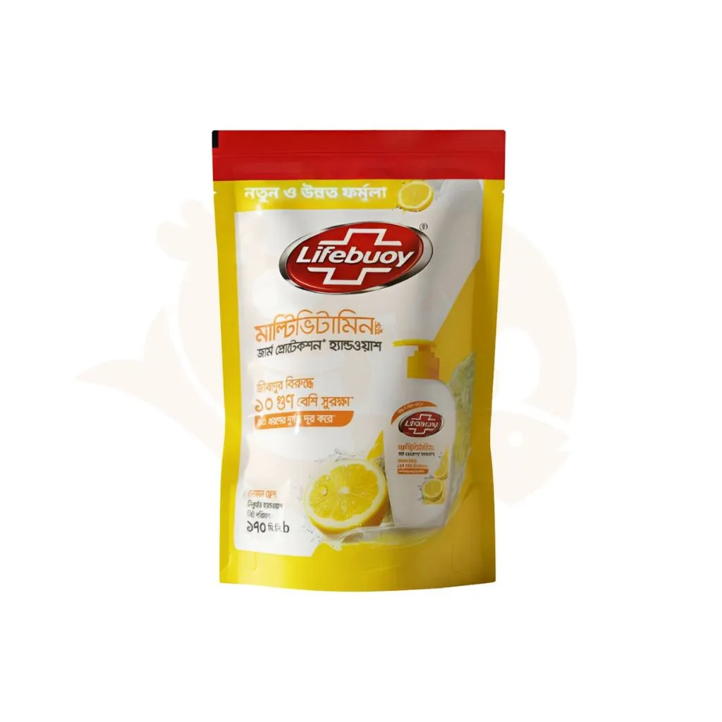 Lifebuoy liquid hand wash refill 170 ml - Lemon Fresh | লাইফবয় হ্যান্ড ওয়াশ