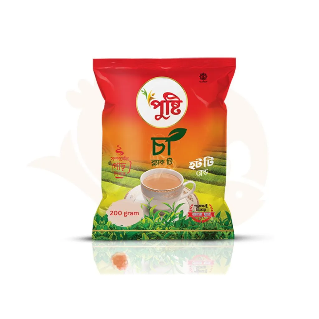 Pusti tea - family blend black tea 200 gram | পুষ্টি চা