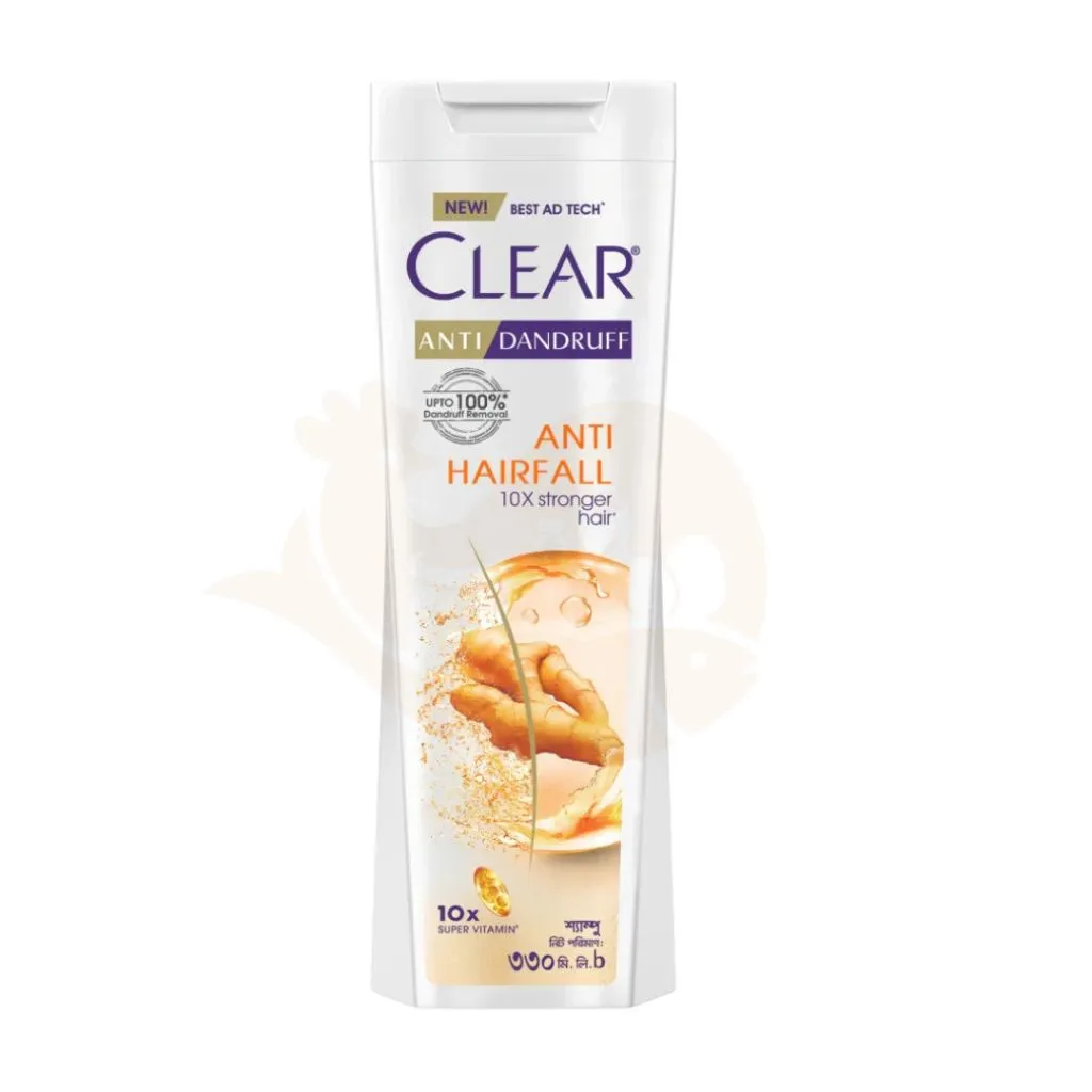 Clear shampoo 330 ml - Anti Hairfall Anti Dandruff | ক্লিয়ার শ্যাম্পু