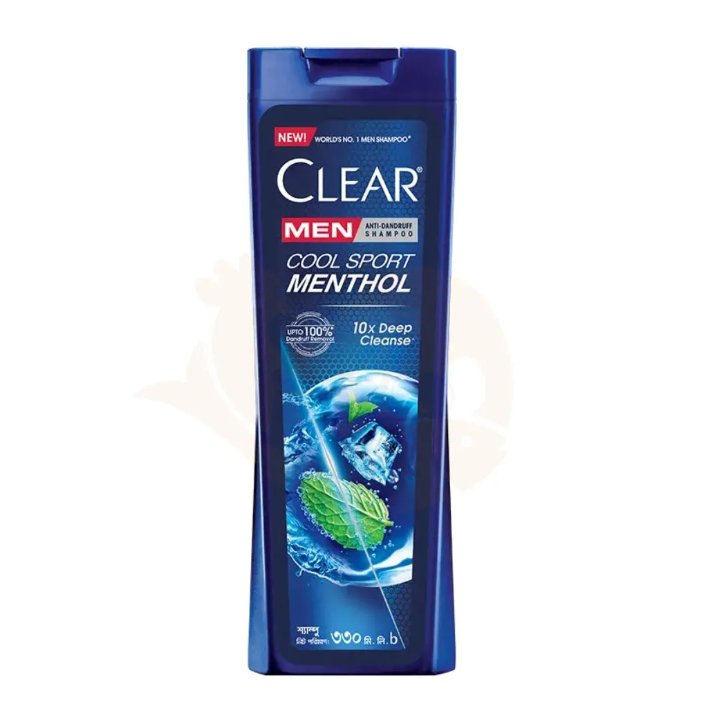 Clear Men anti dandruff cool sport menthol shampoo 330 ml | ক্লিয়ার মেন শ্যাম্পু