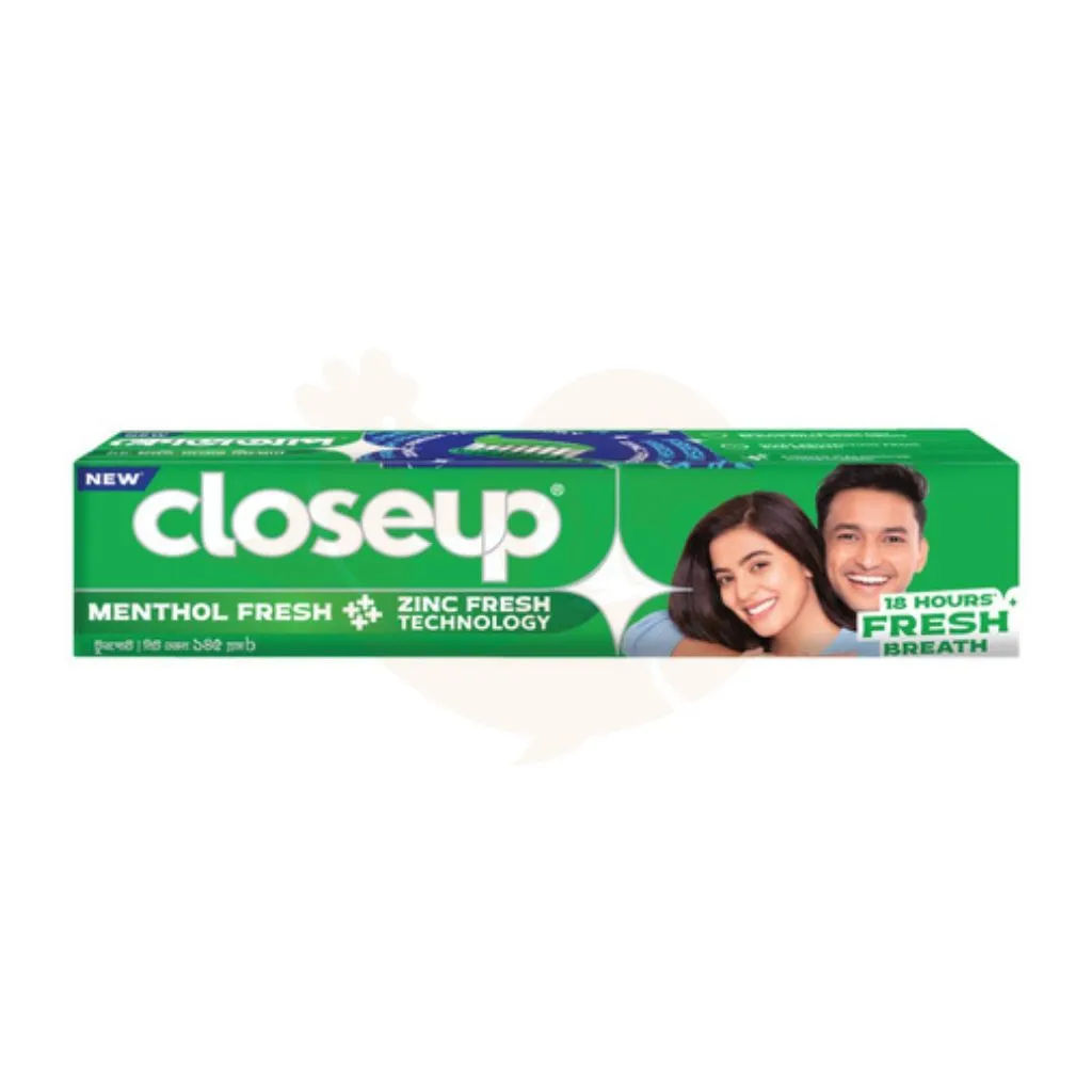 Closeup toothpaste menthol fresh 145 gram