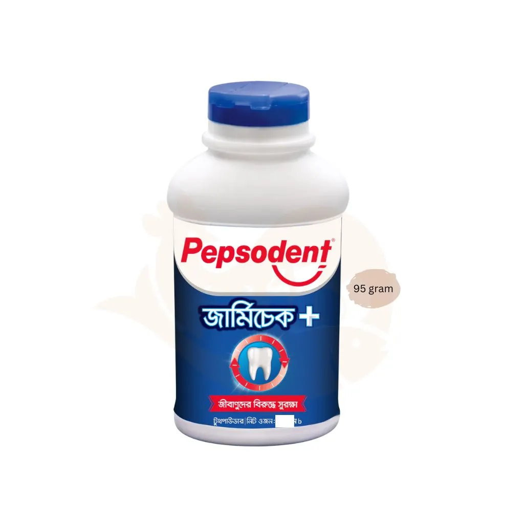 Pepsodent germi check plus toothpowder 95 gram | পেপসোডেণ্ট টুথপাউডার