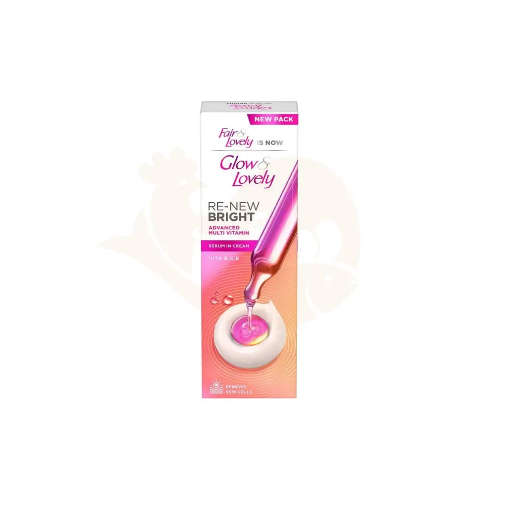 Glow & Lovely skin cream 25 gram - Multivitamin Re-New Bright | ফেয়ার এন্ড লাভলি ক্রিম