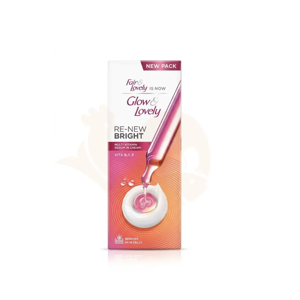 Glow & Lovely skin cream 80 gram (Indian) - Multivitamin Re-New Bright | ফেয়ার এন্ড লাভলি ক্রিম