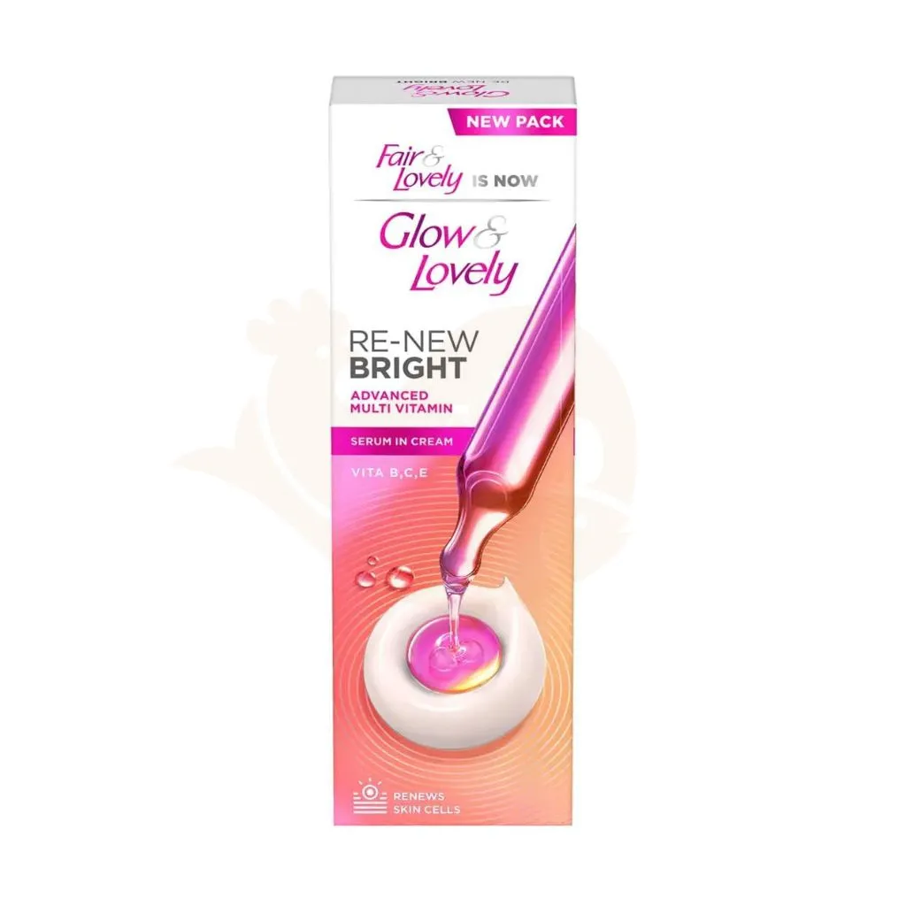 Glow & Lovely skin cream 80 gram - Multivitamin Re-New Bright | ফেয়ার এন্ড লাভলি ক্রিম