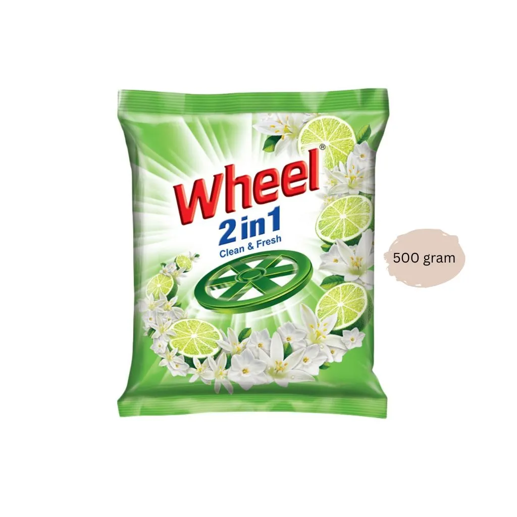 Wheel active detergent powder 500 gram | হুইল ডিটারজেন্ট পাউডার