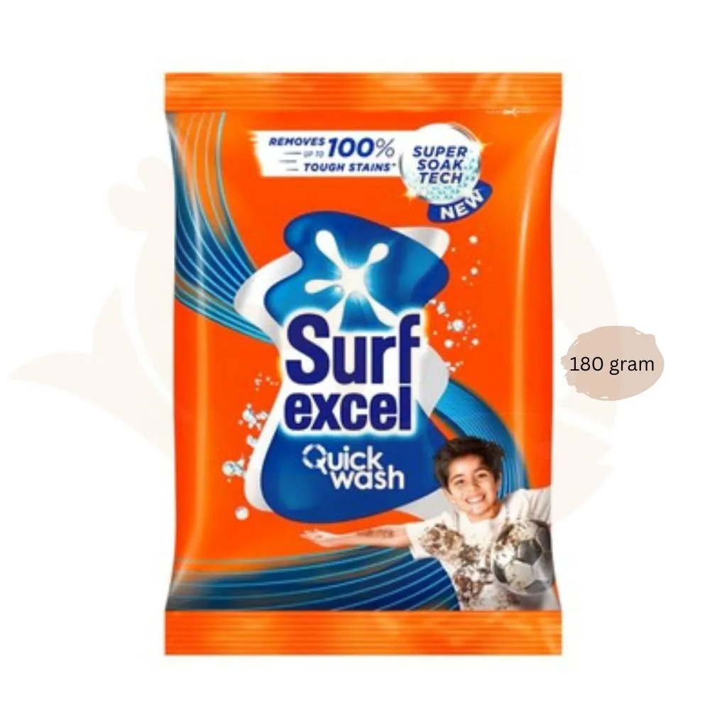Surf excel detergent powder 180 gram | সার্ফ এক্সেল ডিটারজেন্ট পাউডার