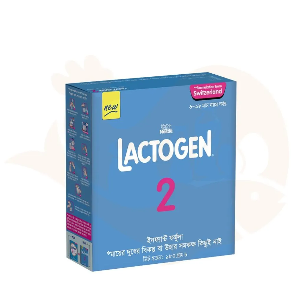 Nestle lactogen 2 milk powder (180 gram)