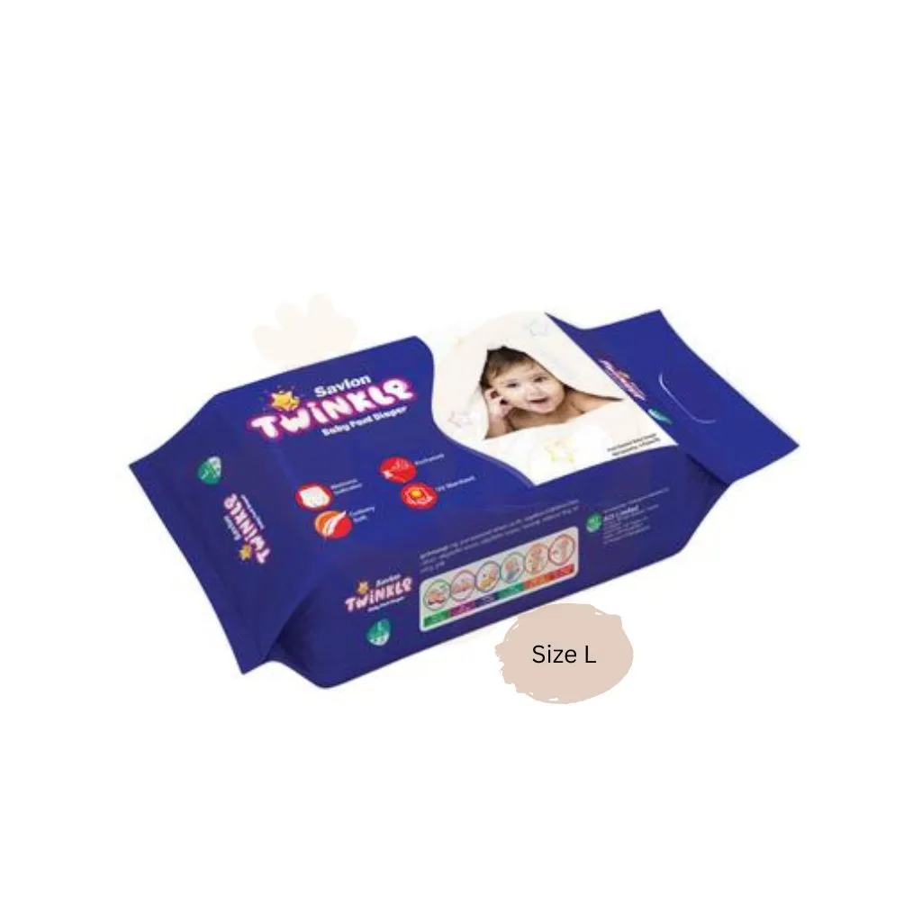 Twinkle diaper mini packet (Size L) 8 - 5 kg | টুইংকেল বেবি ডায়াপার