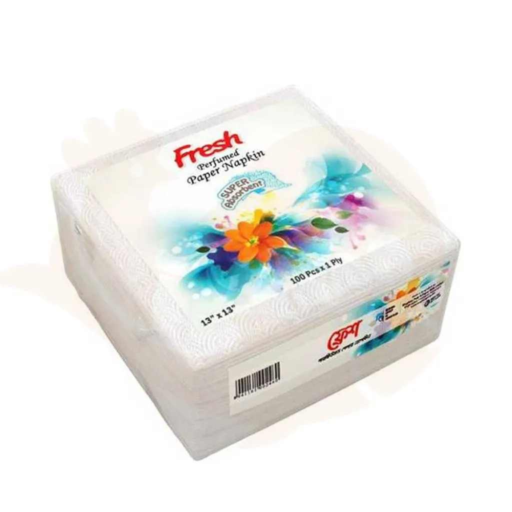 Fresh perfumed paper napkin tissue 100 pcs