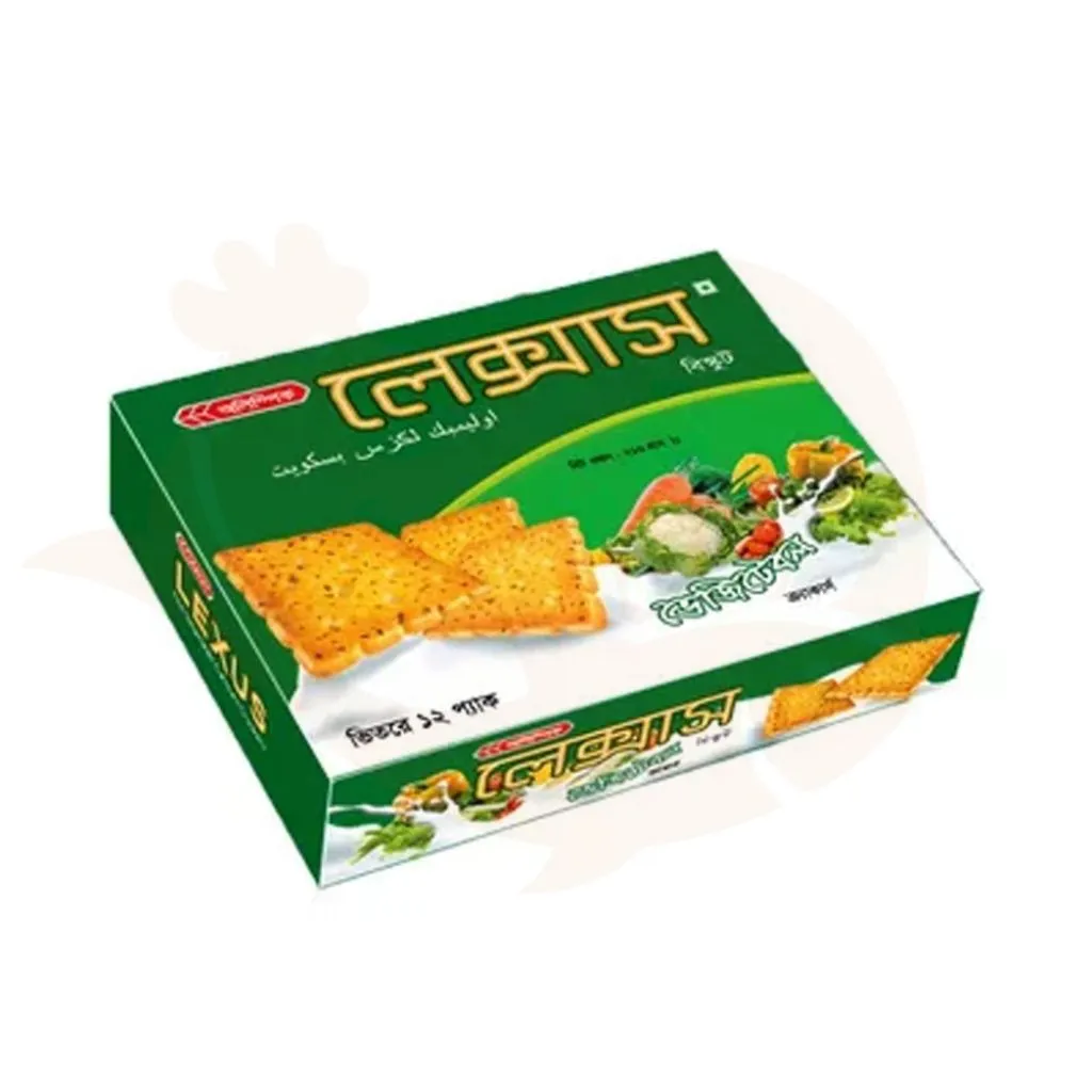 Olympic lexus vegetable cracker biscuits (12 pack) | লেক্সাস বিস্কুট