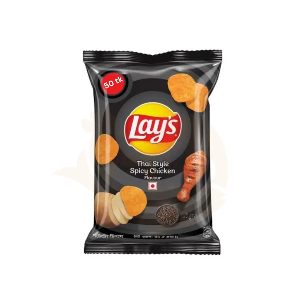 Lays thai style spicy chicken potato chips (50 taka) | লেইস চিপস