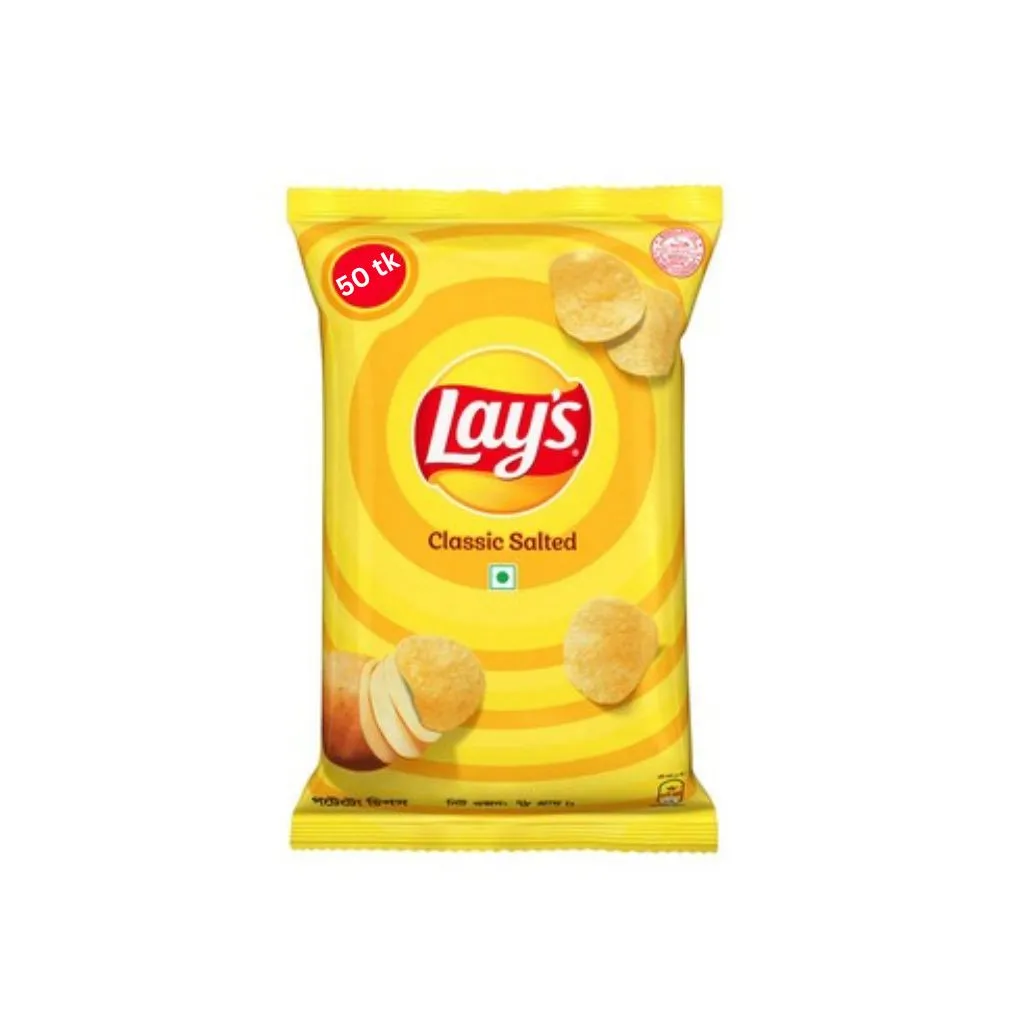 Lays classic salted (50 taka) chips | লেইস চিপস