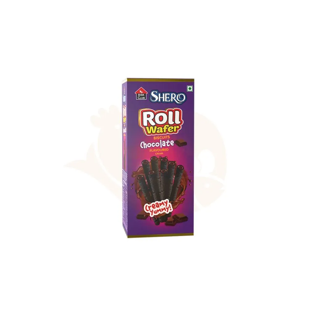 Shero roll wafer chocolate flavour (1 piece roll)