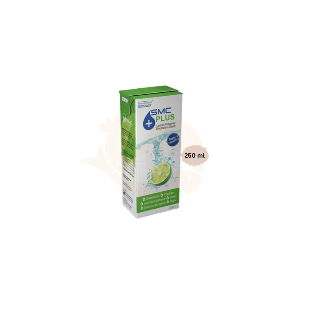 SMC Plus electrolyte drinks lemon flavour 250 ml (juice) | এসএমসি ড্রিংকস