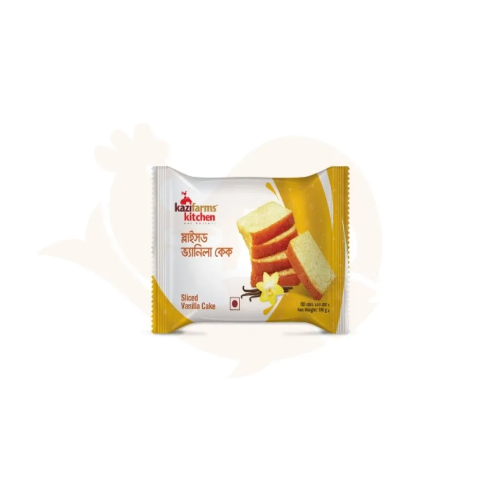 Kazifarms sliced vanilla cake 65 gram