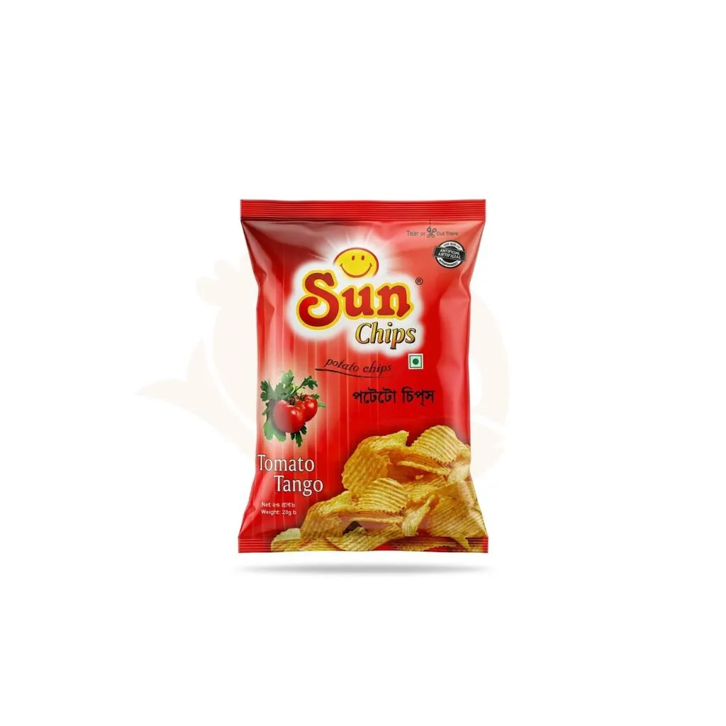 Sun potato chips tomato tango 20 gram