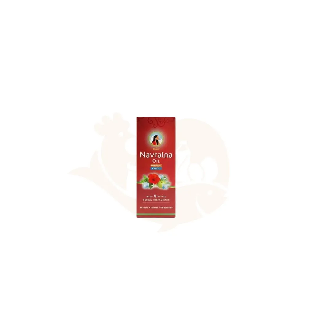 Navratna ayurvedic cooling hair oil 50 ml | নবরত্ন কুলিং হেয়ার অয়েল