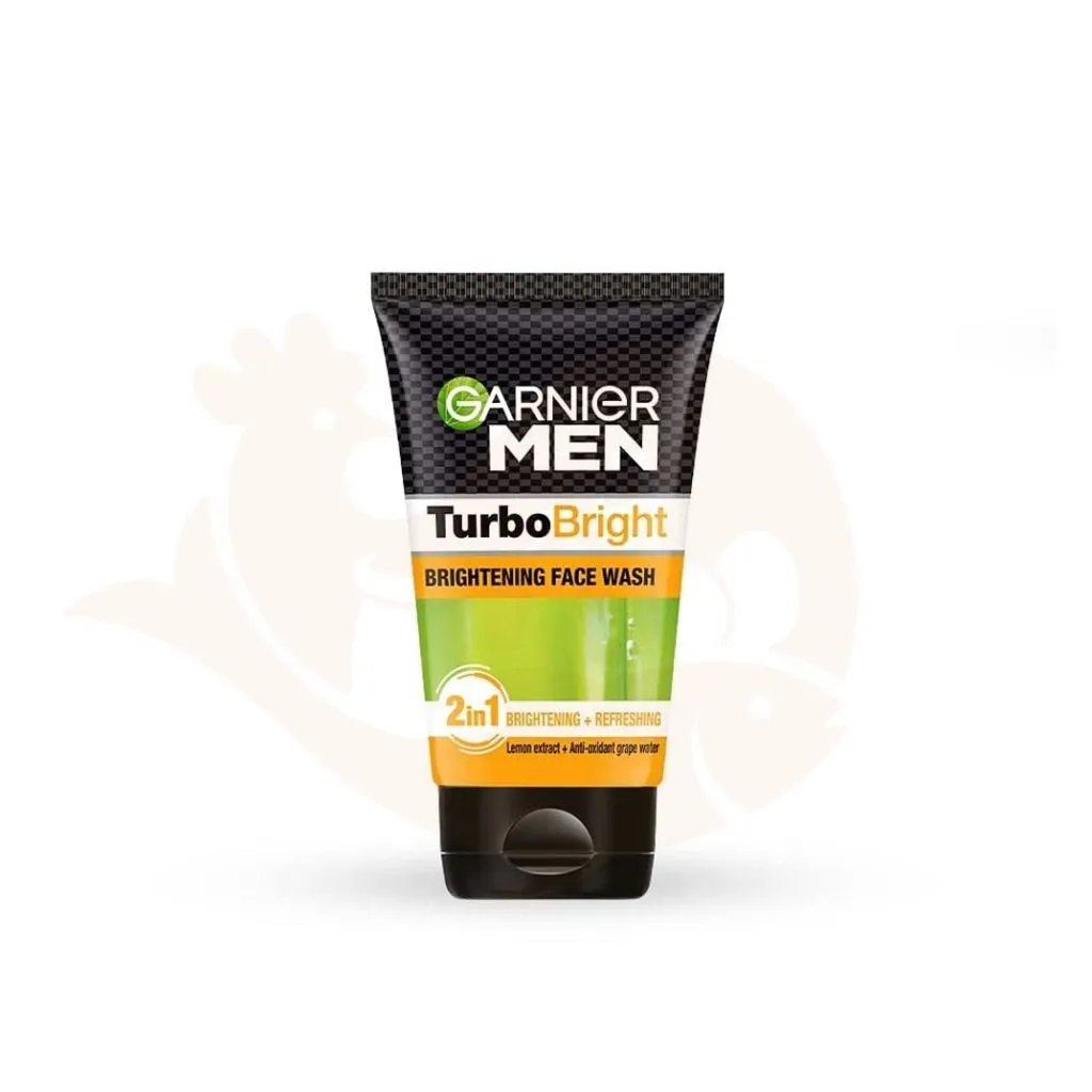 Garnier Men face wash 100 gram (Turbo Bright) | গারনিয়ার মেন ফেসওয়াশ