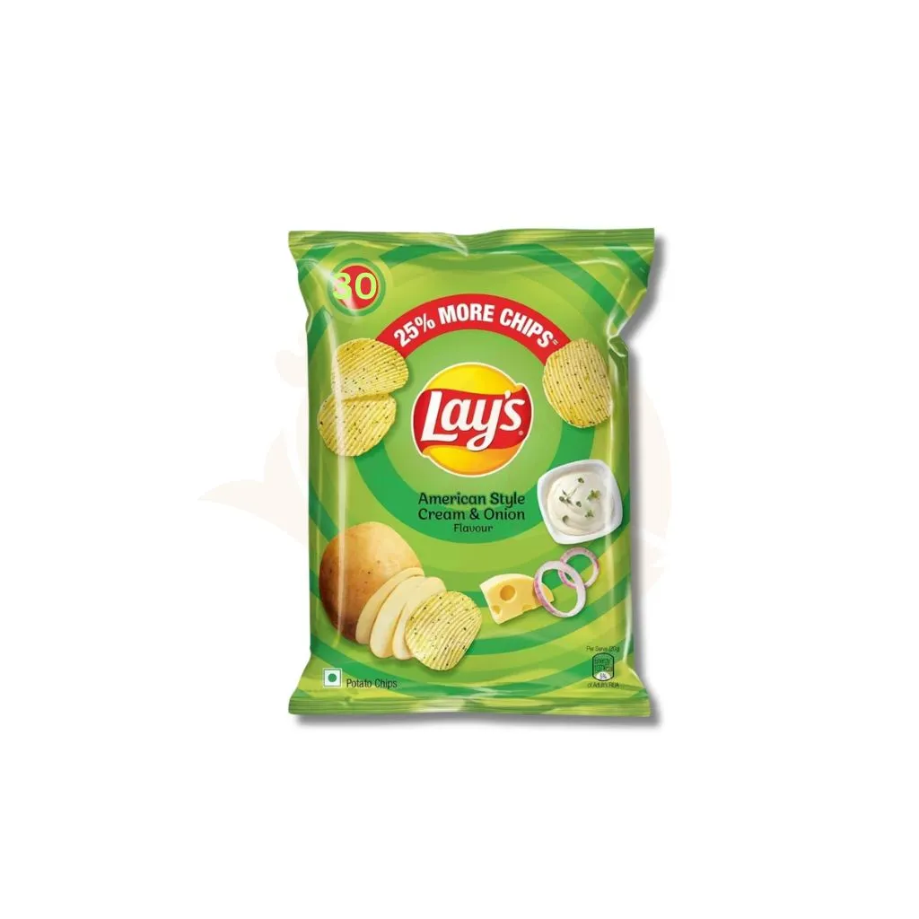 Lays american style cream & onion flavour potato chips (30 taka) | লেইস চিপস