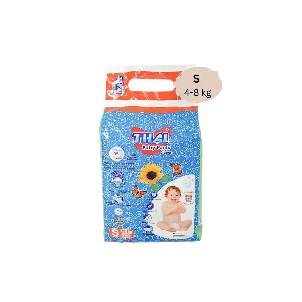 Thai baby pant diaper mini packet (Size - S)
