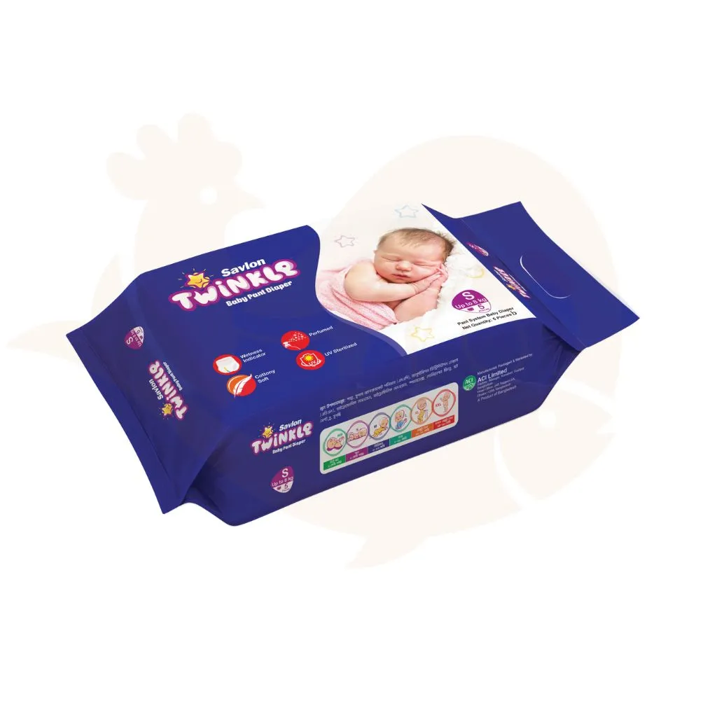 Twinkle diaper mini packet (Size S) 0 - 8 kg